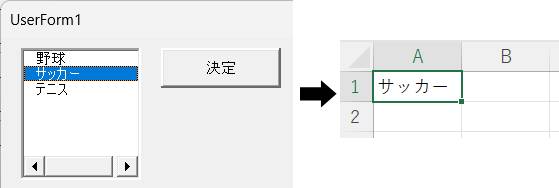 シンプルなリストボックス