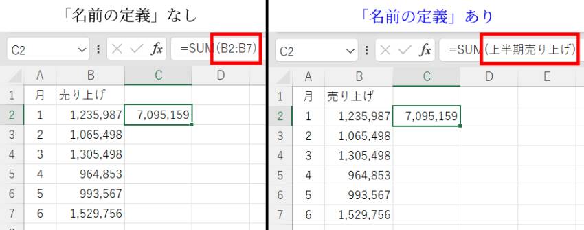 名前の定義あるなし