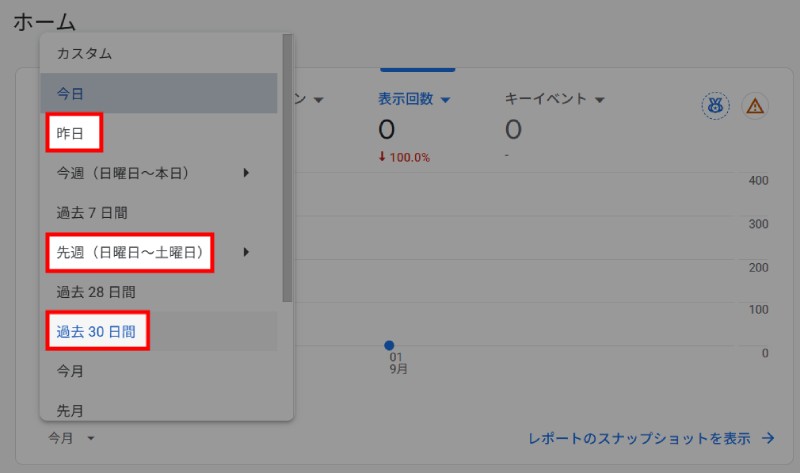 表示範囲の変更例